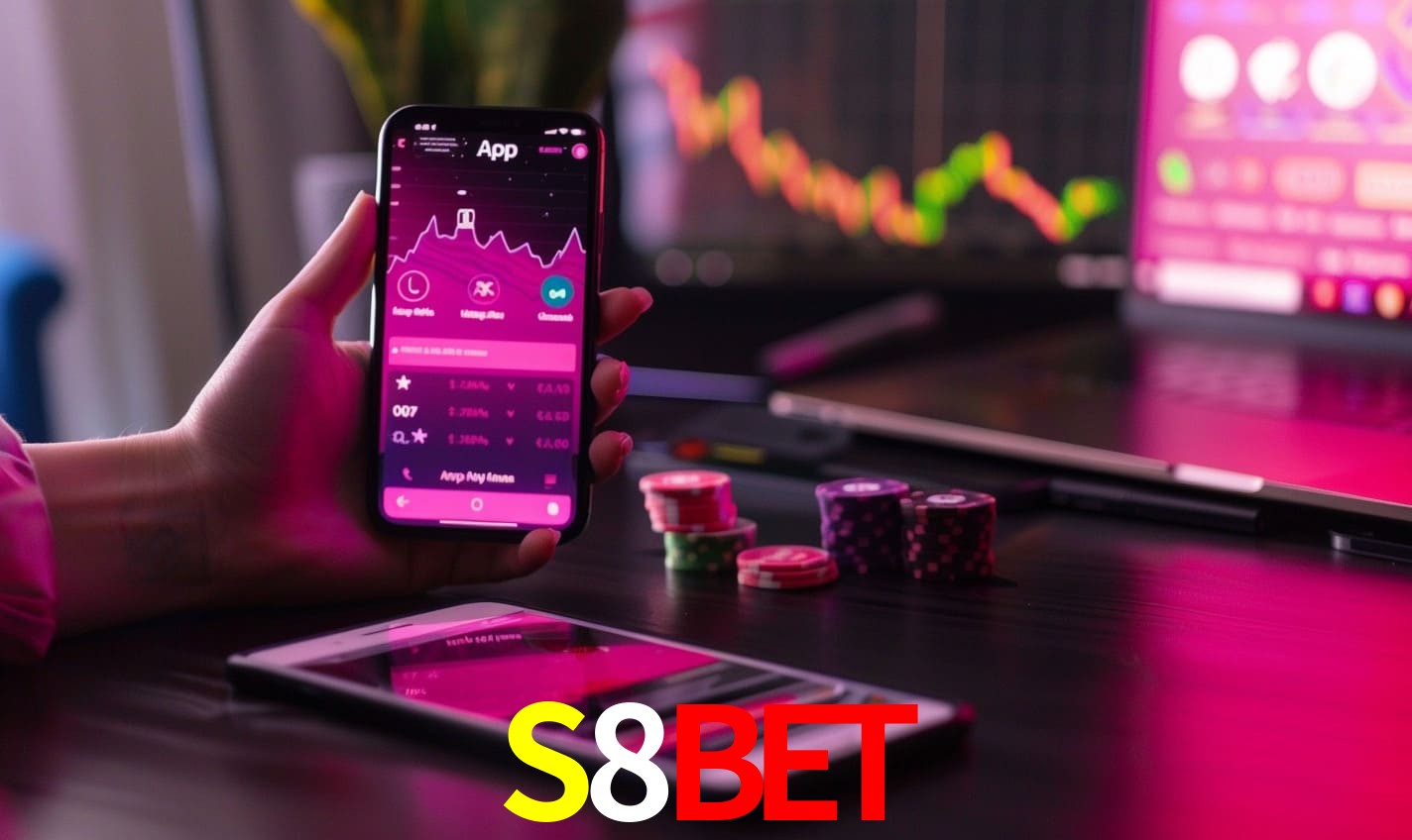 Comparação APP mobile vs versão web da S8BET